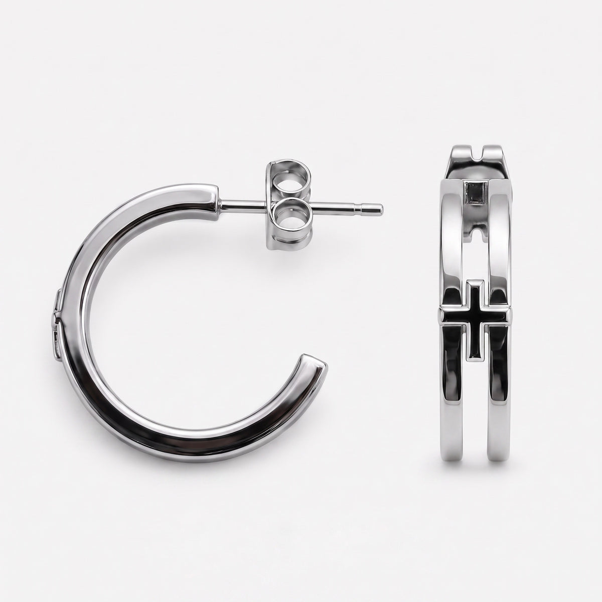 MEDIATOR EARRING - SILVER
